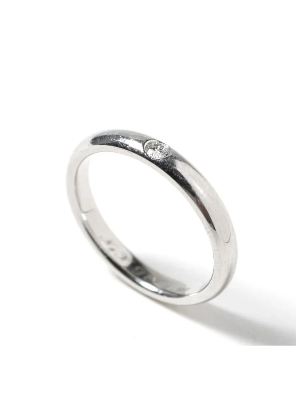 Harry Winston Round Cut Marriage Ring Brilliant Single Diamond Band